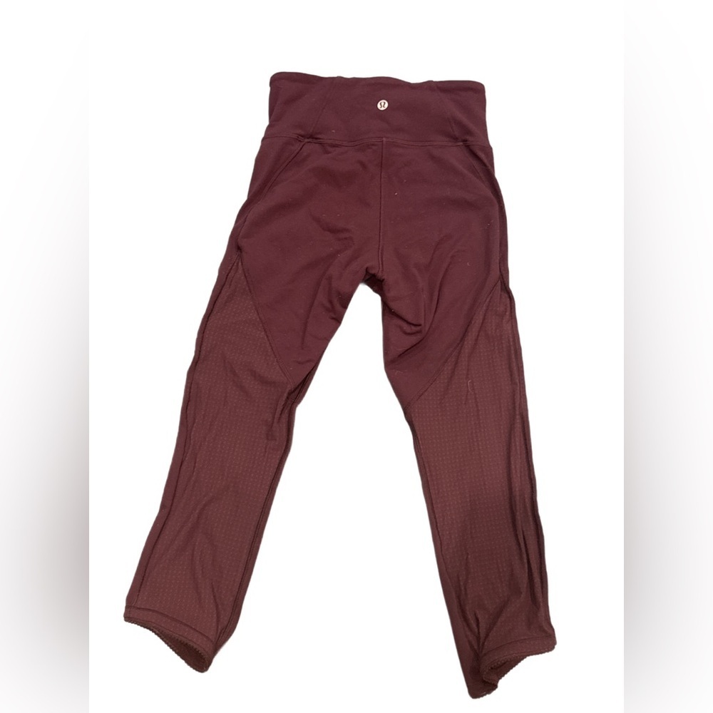 Lululemon Textured Legging Size 4 Purple - Picture 2 of 4